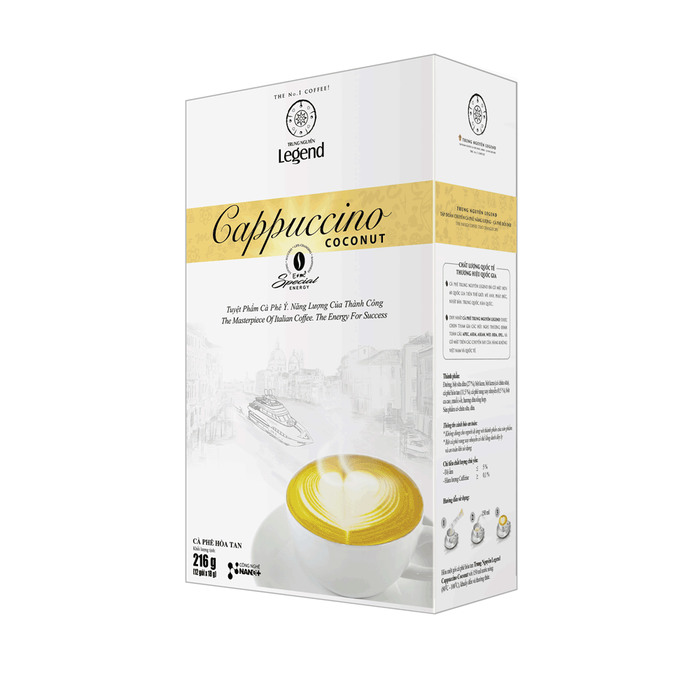 Legend Cappucino Coconut ( 12 portions) - SALE - 50%
