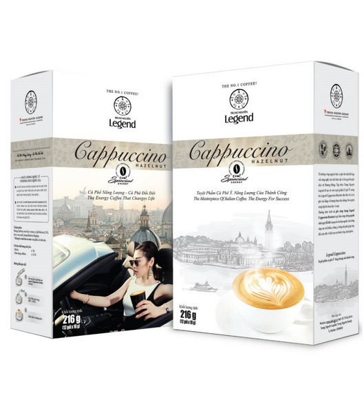 SALE - 50% - Legend Cappucino Hazelnut ( 12 portions)